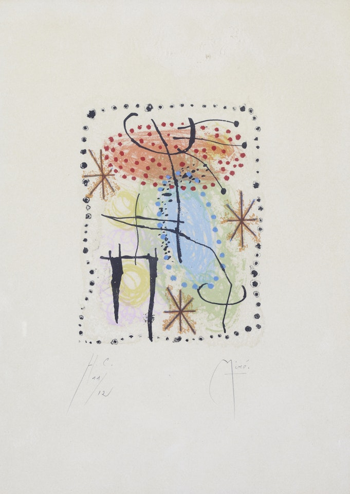 "La Rame et la Roue"; "La Rame et la Roue" by Joan Miró