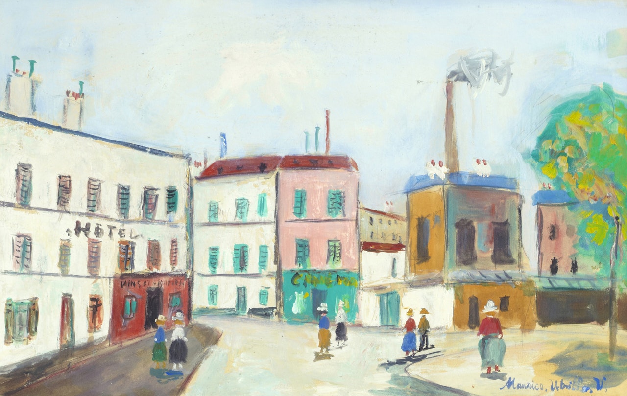 "Les Usines" by Maurice Utrillo