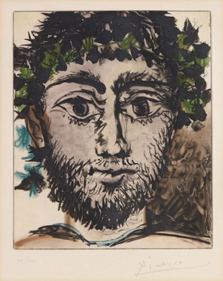 ”Tête de faune” by Pablo Picasso