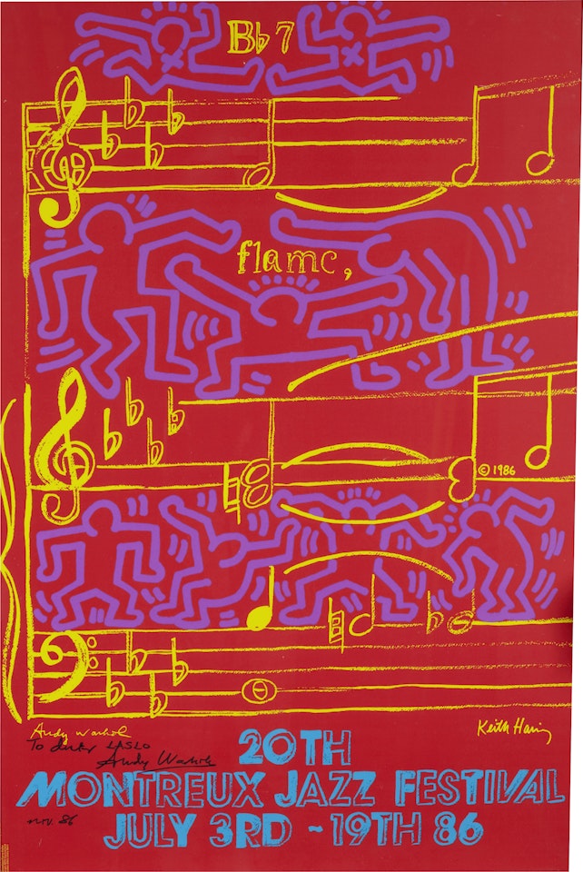 ”20th Montreux Jazz festival” by Andy Warhol