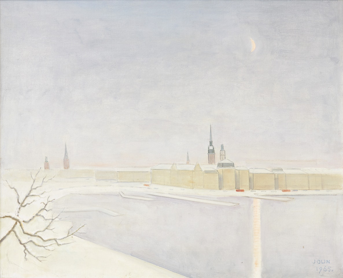 View from Södermalm towards Gamla stan, Stockholm by Einar Jolin
