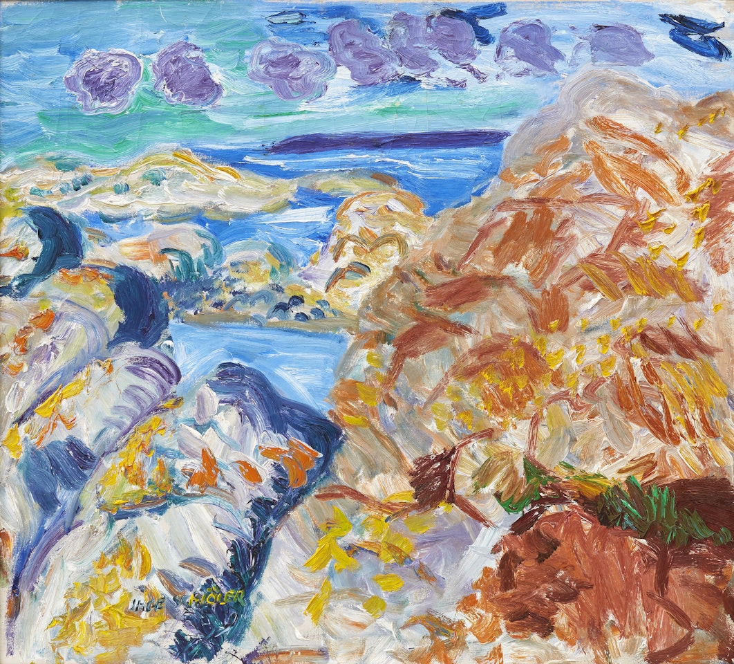 "Bright pours, Moonlight" - View from Koster by Inge Schiöler