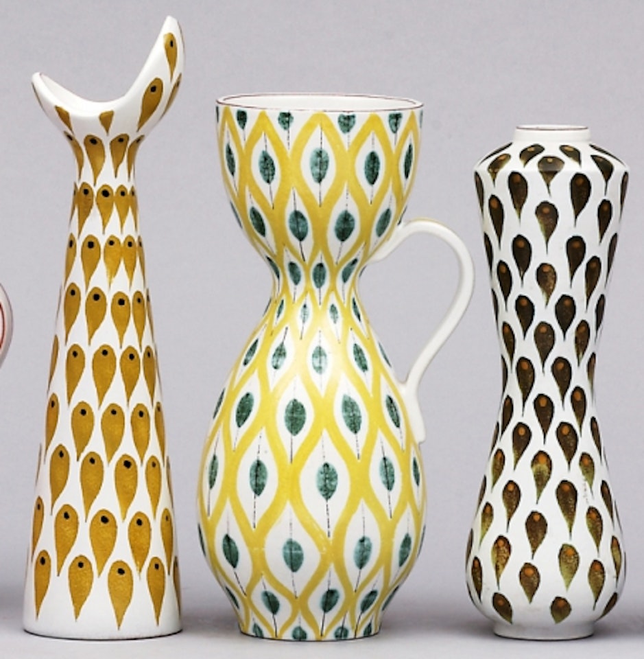 Vases 3 pieces. by Stig Lindberg