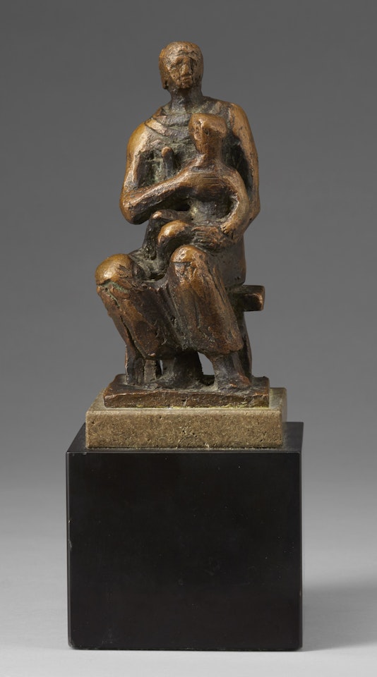 Maquette for ”Madonna and Child” by Henry Moore