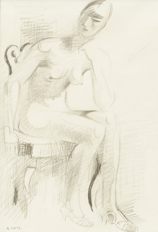Sitting woman by André Lhote