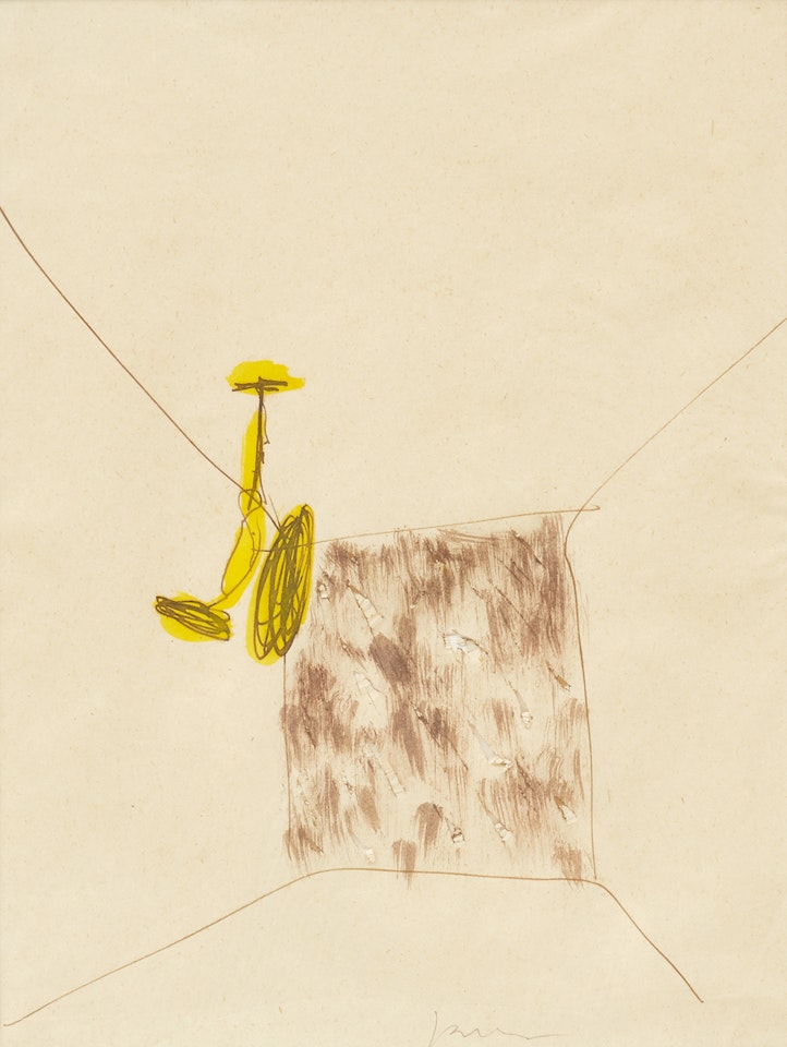 Composition by Lucio Fontana
