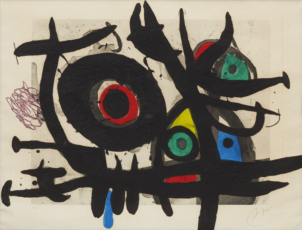 ”L"Oiseau destructeur” by Joan Miró
