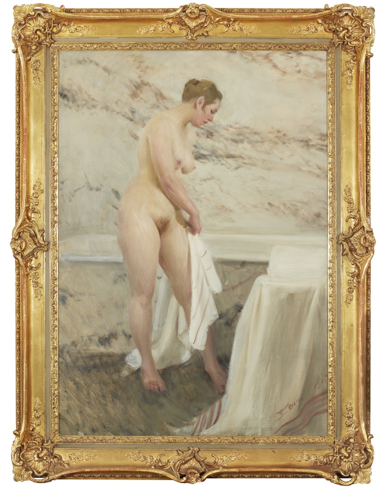 "By the bathtub" by Anders Zorn