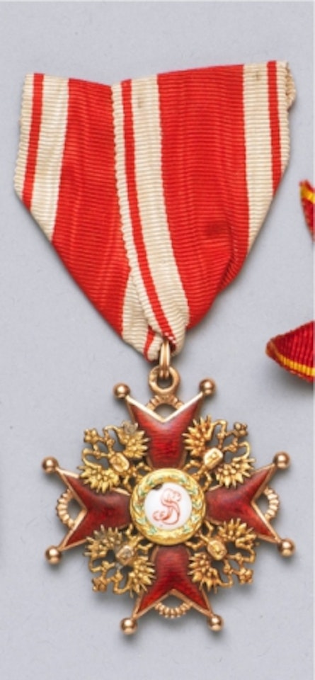 order of st. stanislaus by Unknown Jewelry Maker