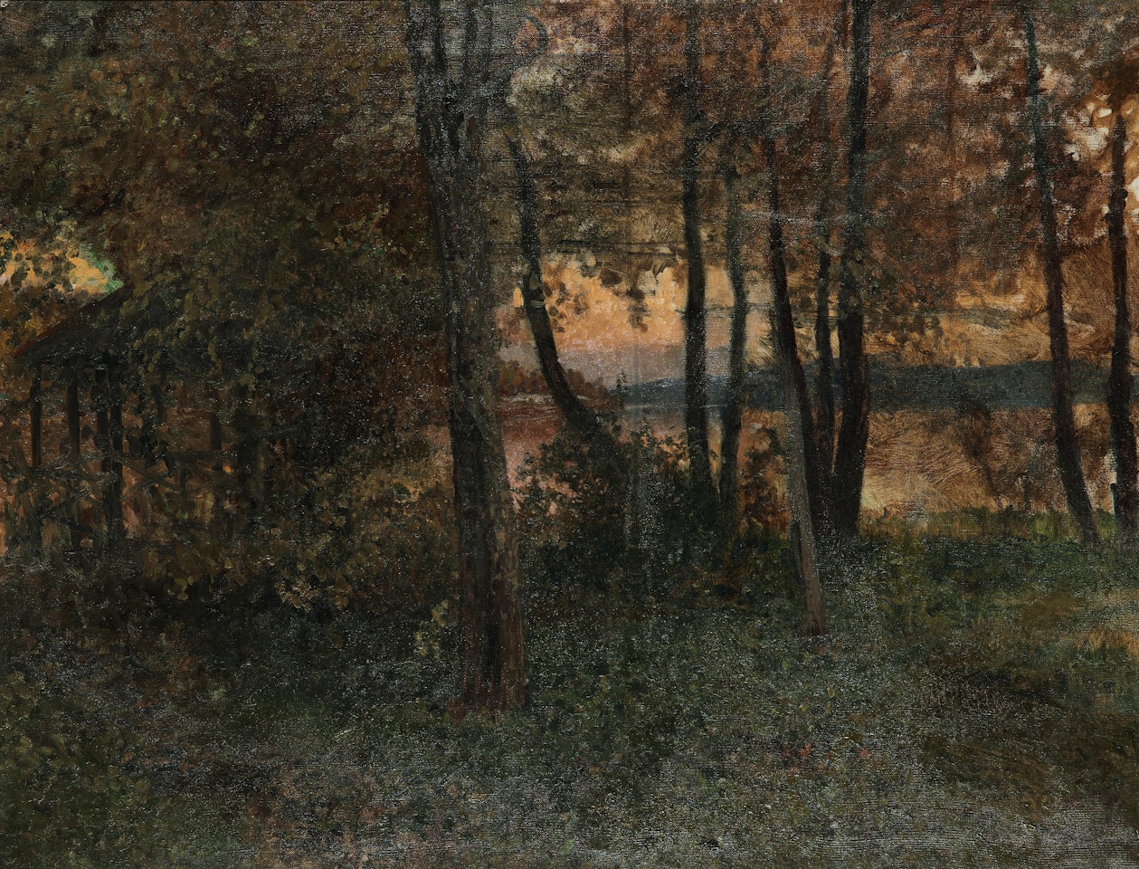 "From Bergmästaregården in Filipstad, view of lake Daglösen in 1906" by Anshelm Schultzberg