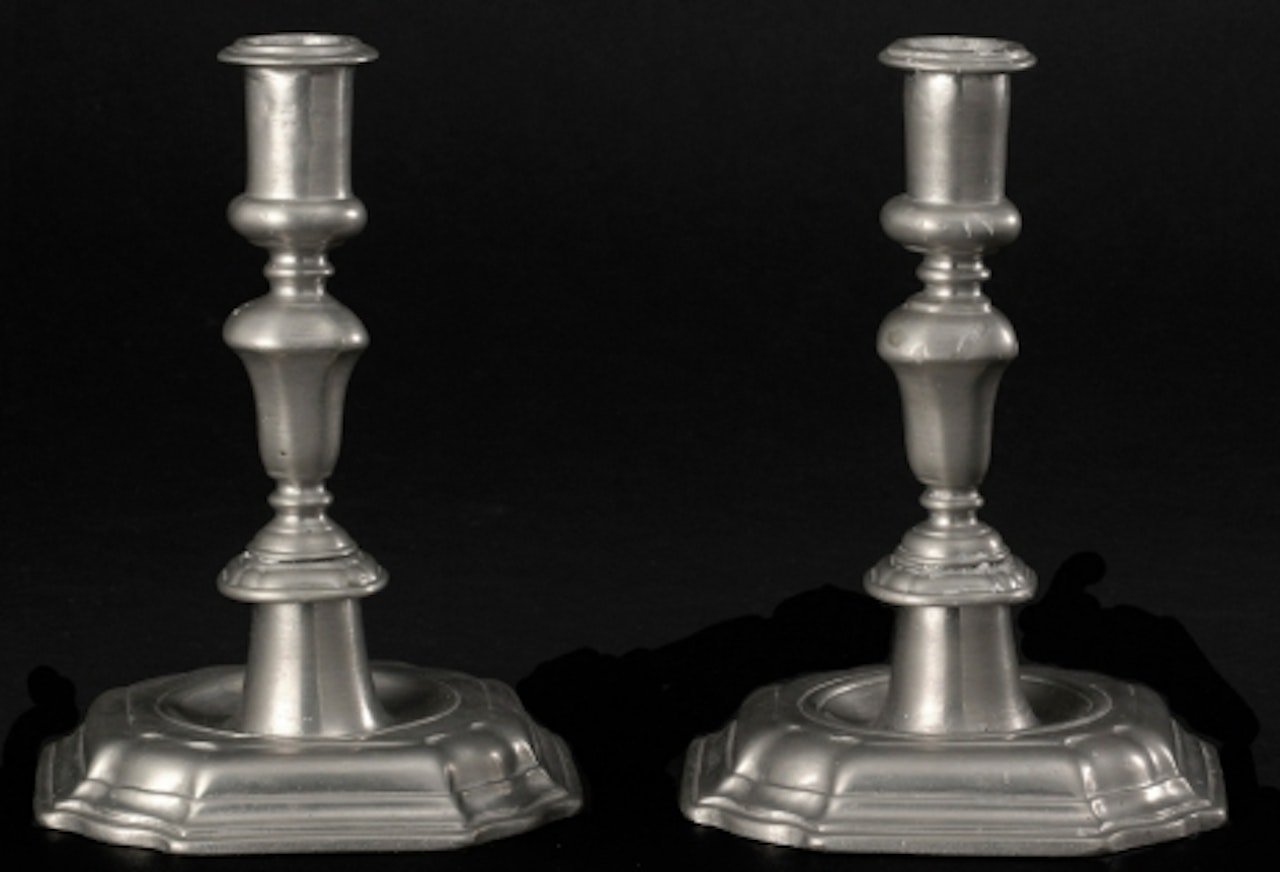 Candlesticks, a pair by Unknown (Baroque style)