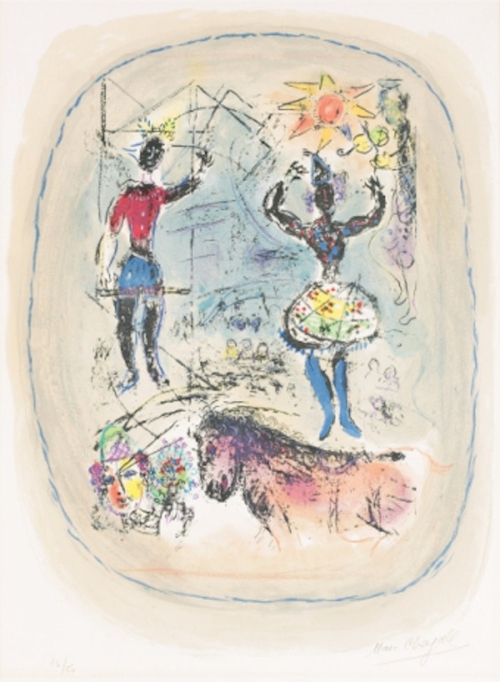 "Le Cirque de l"Etoile" by Marc Chagall