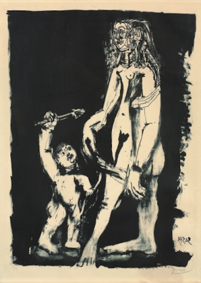 "Venus et l"Amour, 2nd variation" by Pablo Picasso