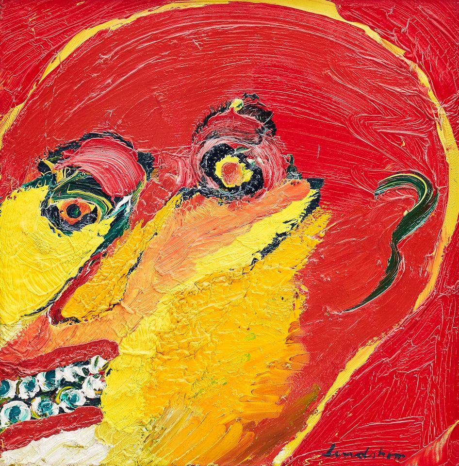 "Tête rouge" by Bengt Lindstrom