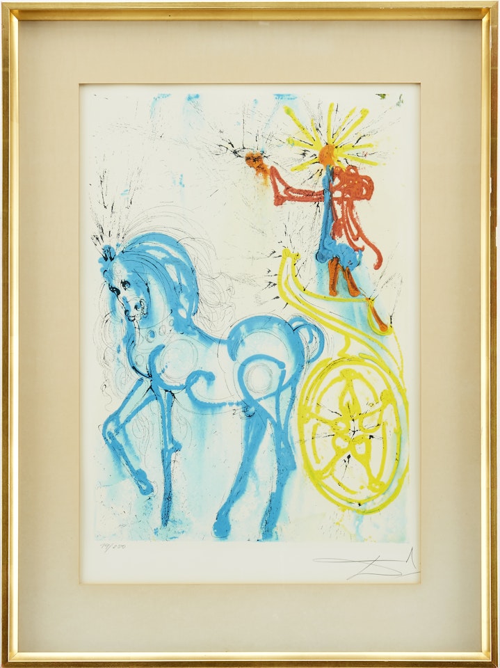 Les Chevaux des Daliniens: Le Cheval de Triomphe by Salvador Dali