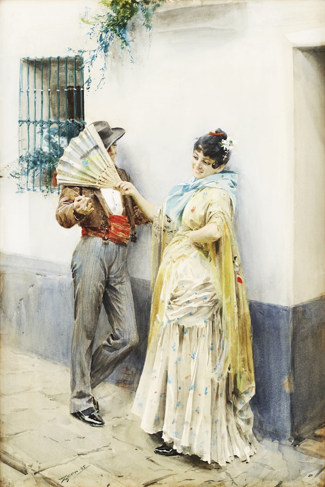 "Flirtation" by Anders Zorn