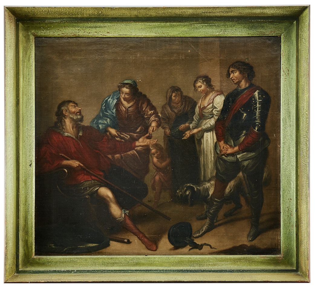 Belisarius receives alms by Anthony van Dyck