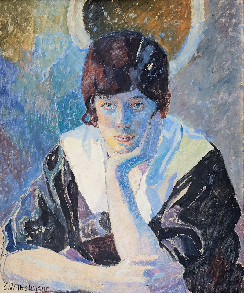 Portrait of Elna Dahl by Carl Wilhelmson