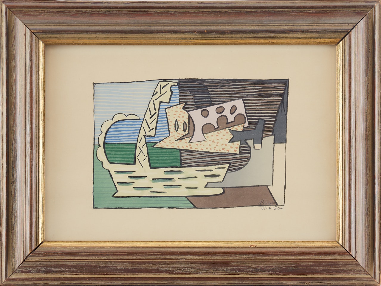 "The Basket" from the suite "Fifteen drawings" by Pablo Picasso