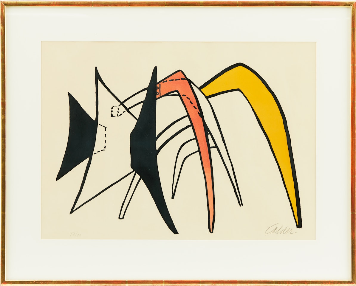 From the suite "Stabiles" by Alexander Calder