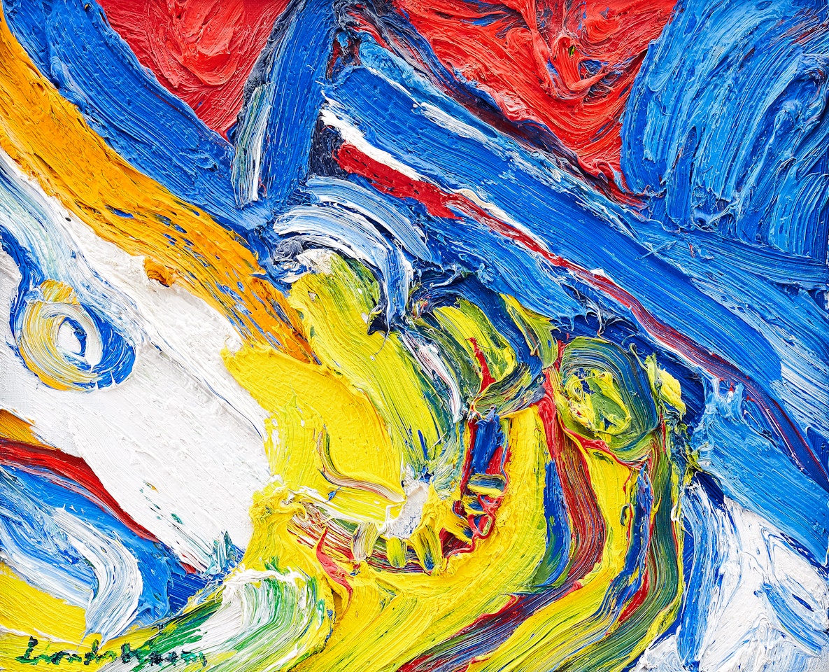 Composition with face by Bengt Lindstrom