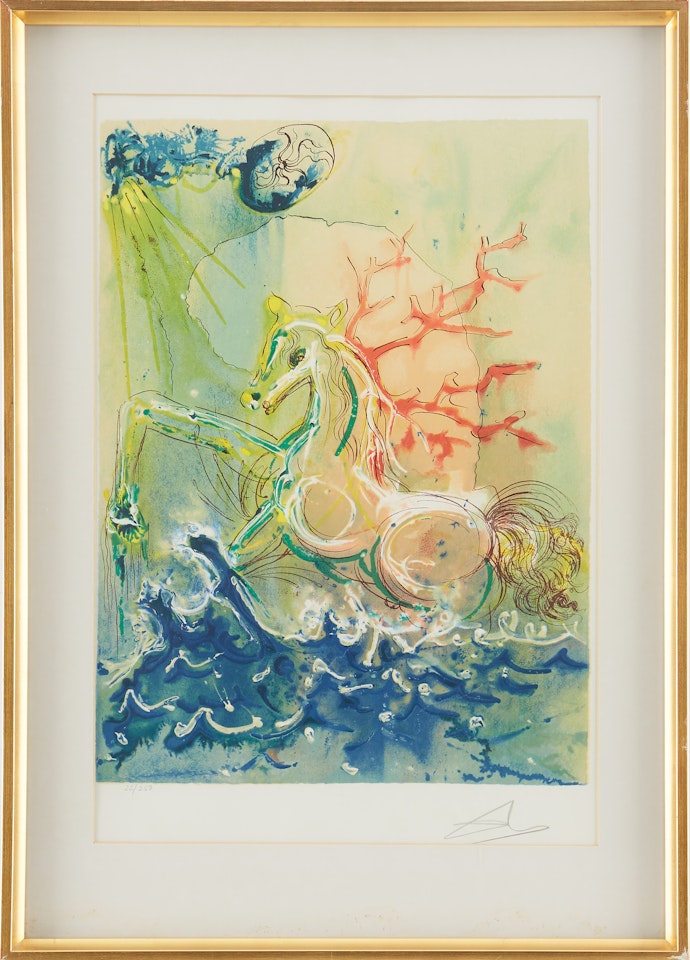 "Neptune" from "Les Chevaux de Dali" by Salvador Dali