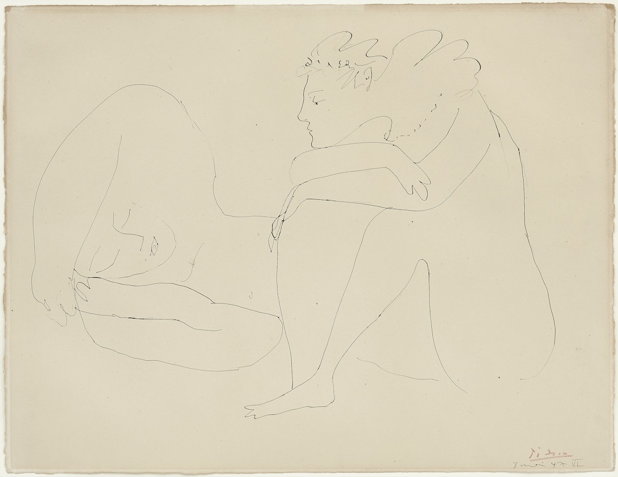 ”Le repos” by Pablo Picasso