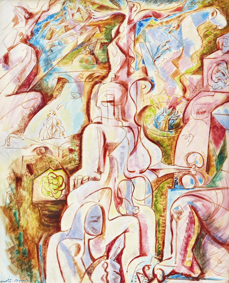 ”L"escalier de l"Être” by André Masson