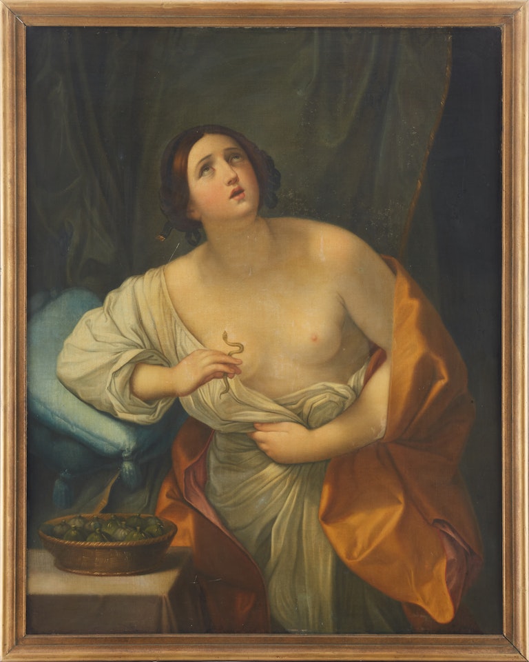 Cleopatra with snake by Guido Reni