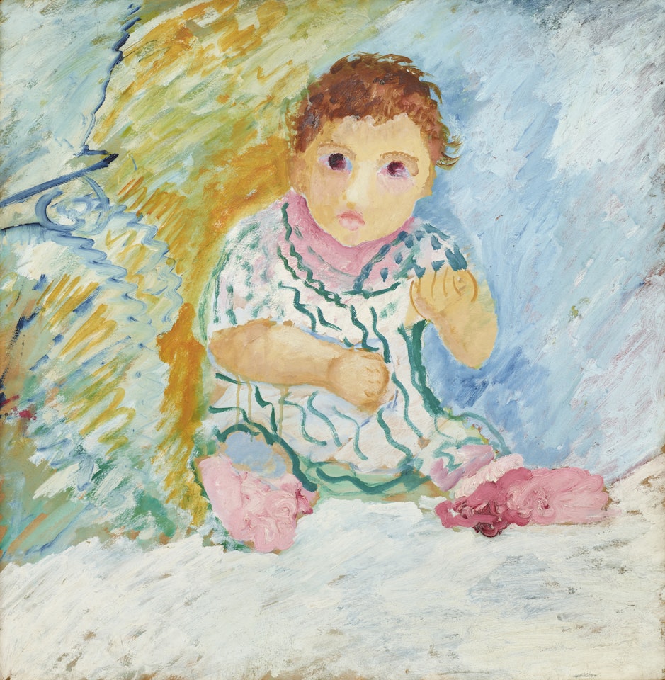 Iván as a baby by Sigrid Hjertén