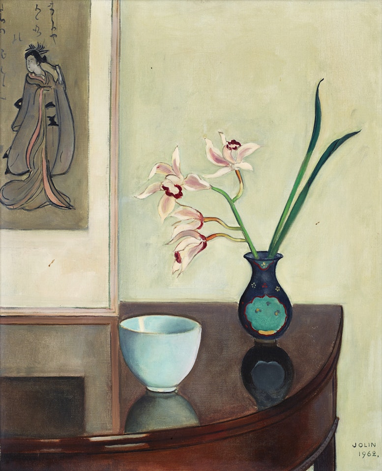 Still life with lilies by Einar Jolin