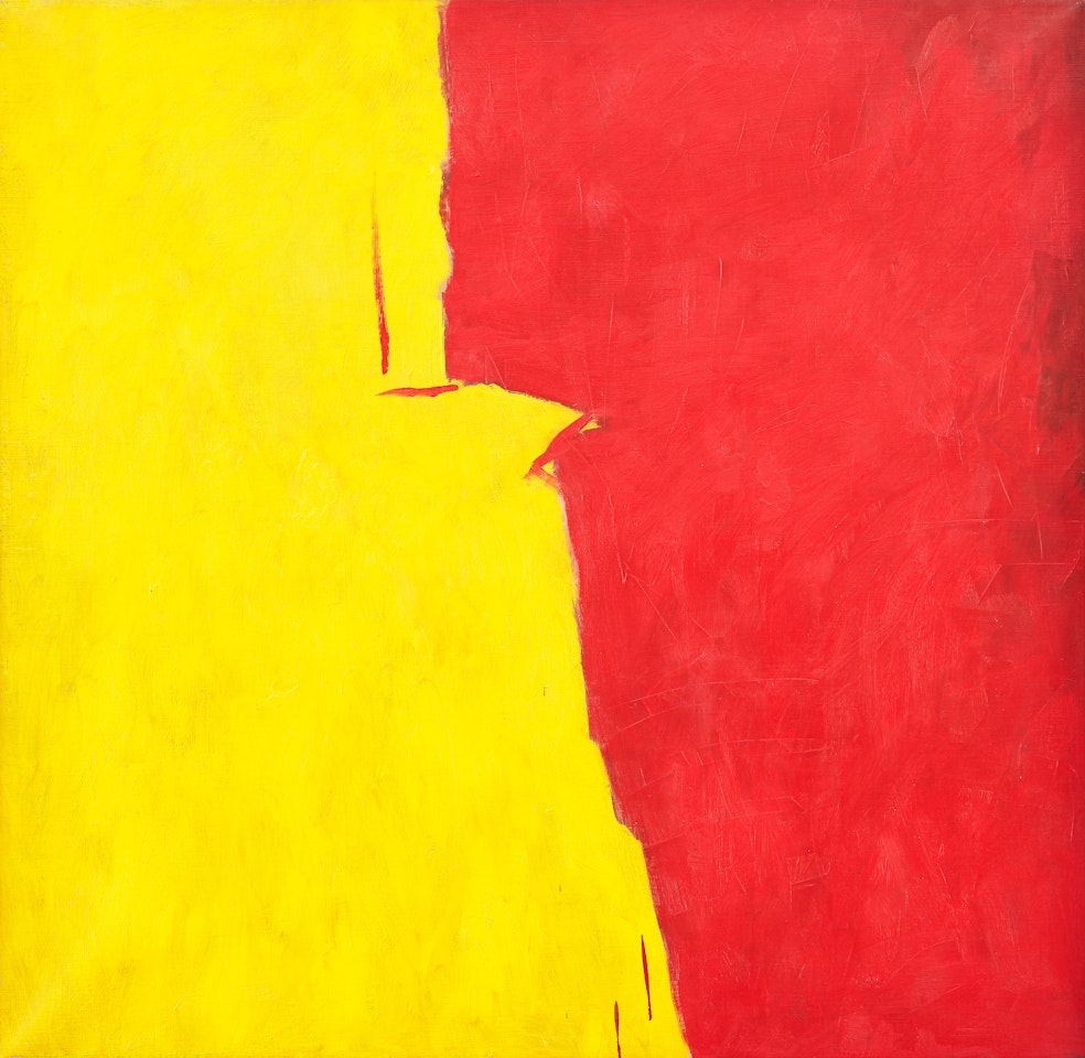 Composition in yellow and red by Ola Billgren