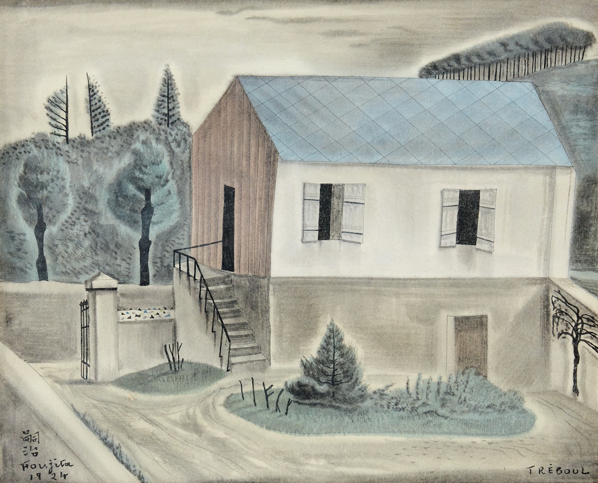 Maison à Tréboul by Leonard Tsuguharu Foujita