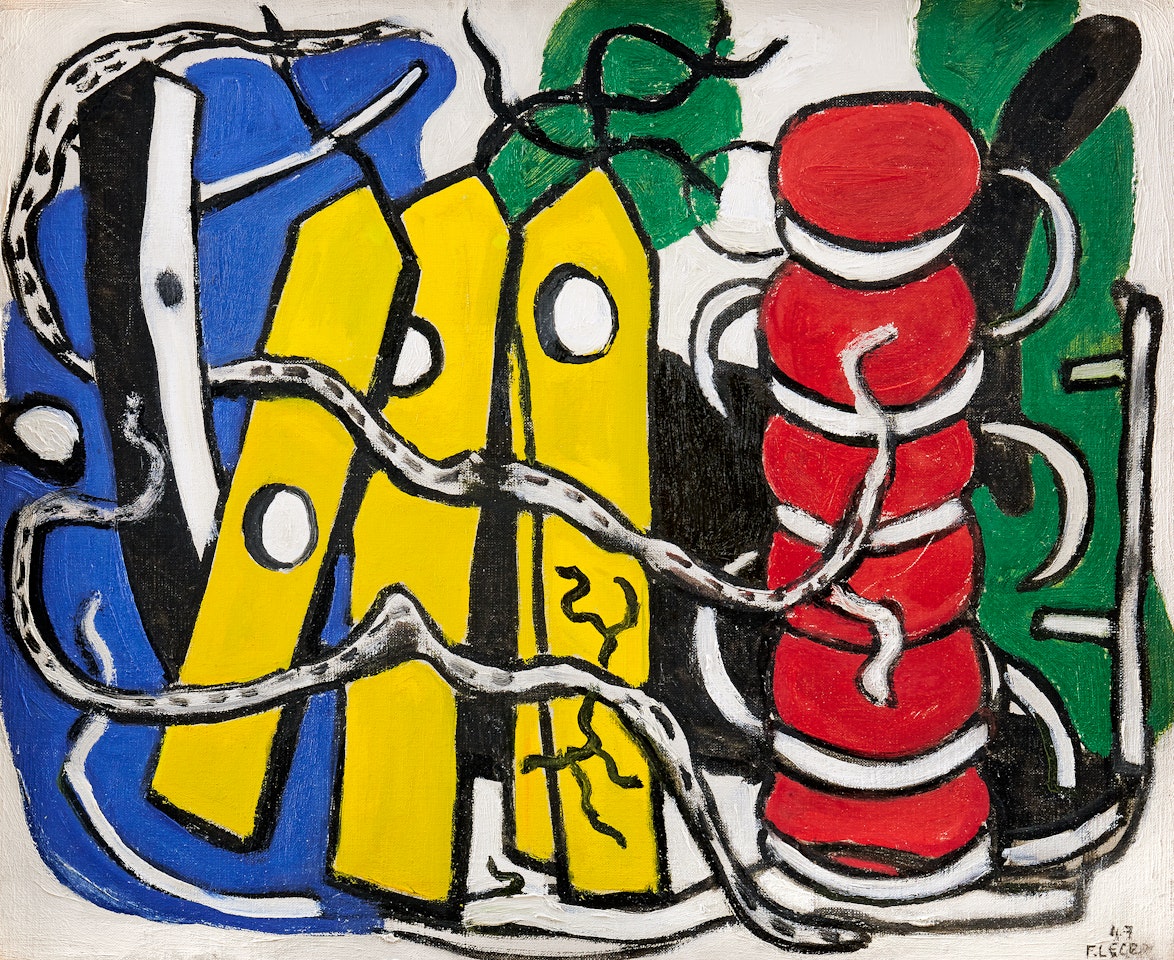 ”Les trois étiquettes” - 1er état by Fernand Leger
