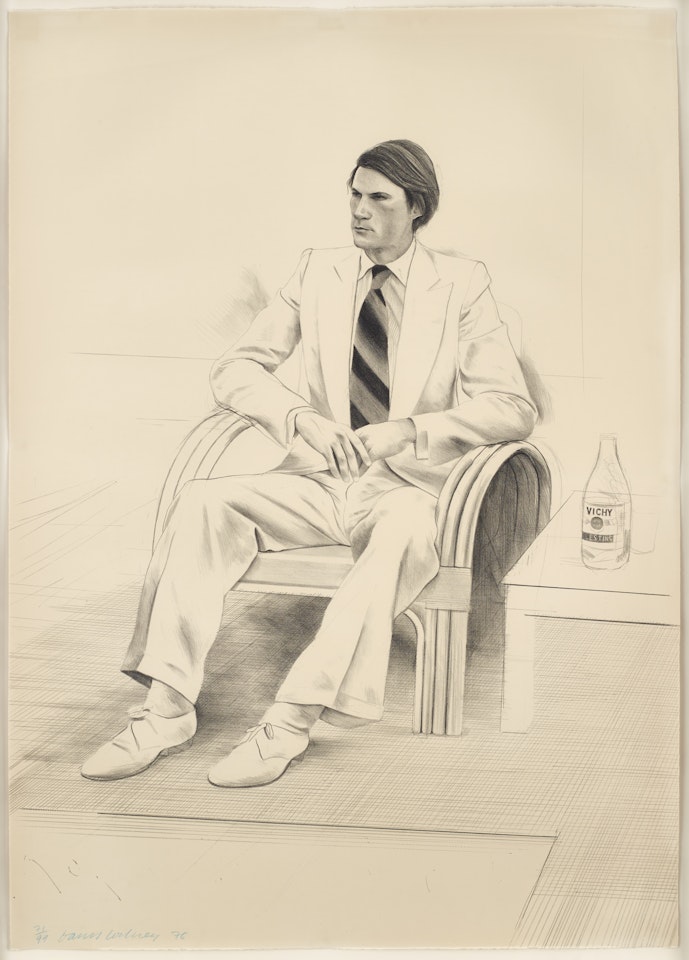 ”Joe McDonald” from ”Friends” by David Hockney