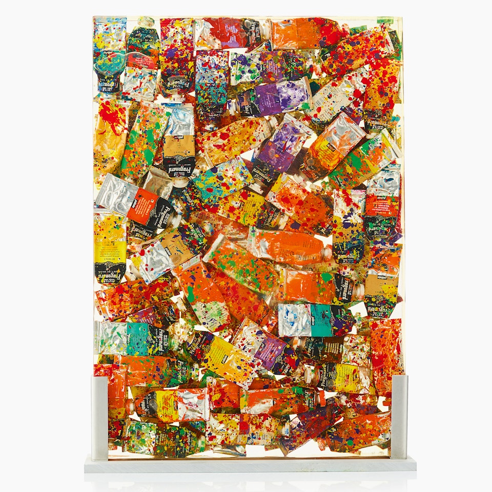 ”Les Tubes de Sam Francis” by Arman