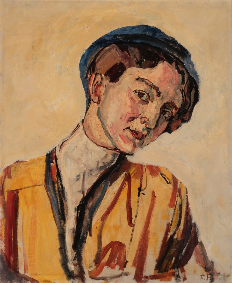 BILDNIS EINER UNBEKANNTEN by Ferdinand Hodler