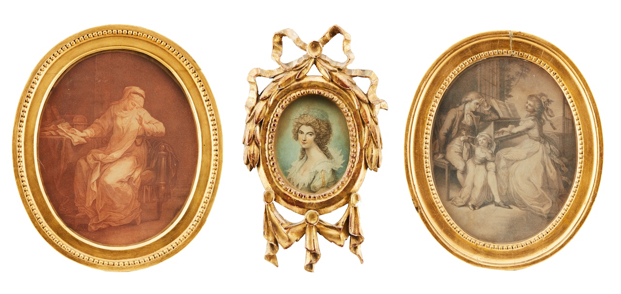 Frames; three pieces by Richard Cosway
