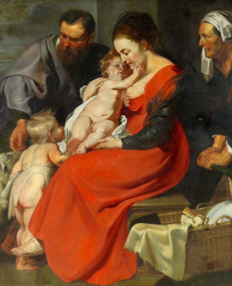 The Holy Family with St. John the Baptist and St. Elisabeth by Peter Paul Rubens