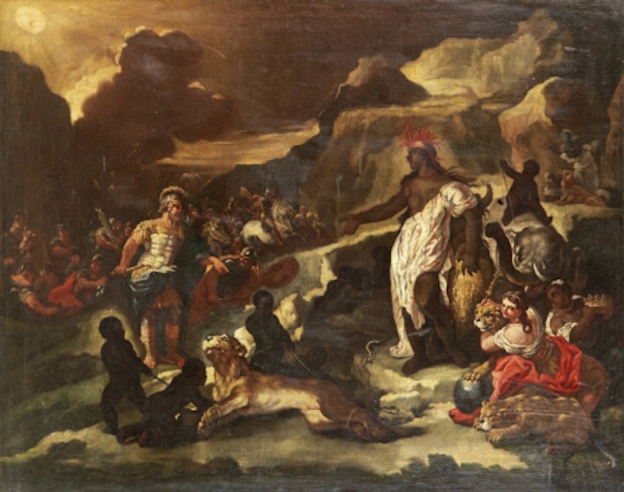 Africa offers a Roman army commander wild animals by Sebastiano Ricci