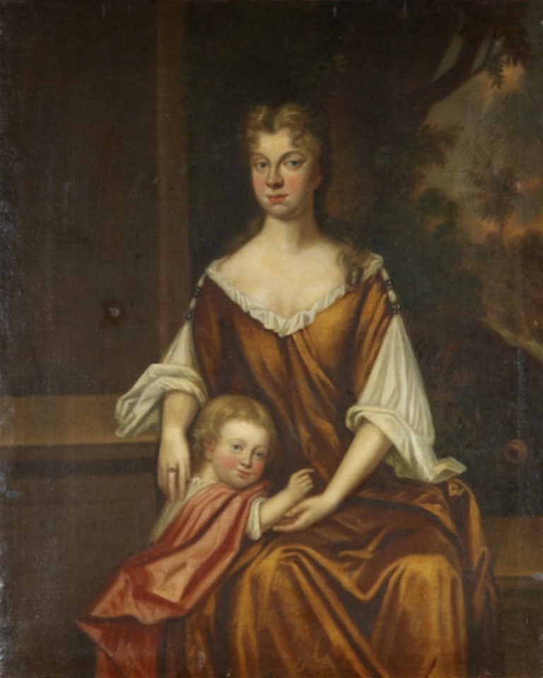 Portrait of mother and child by Godfrey Kneller