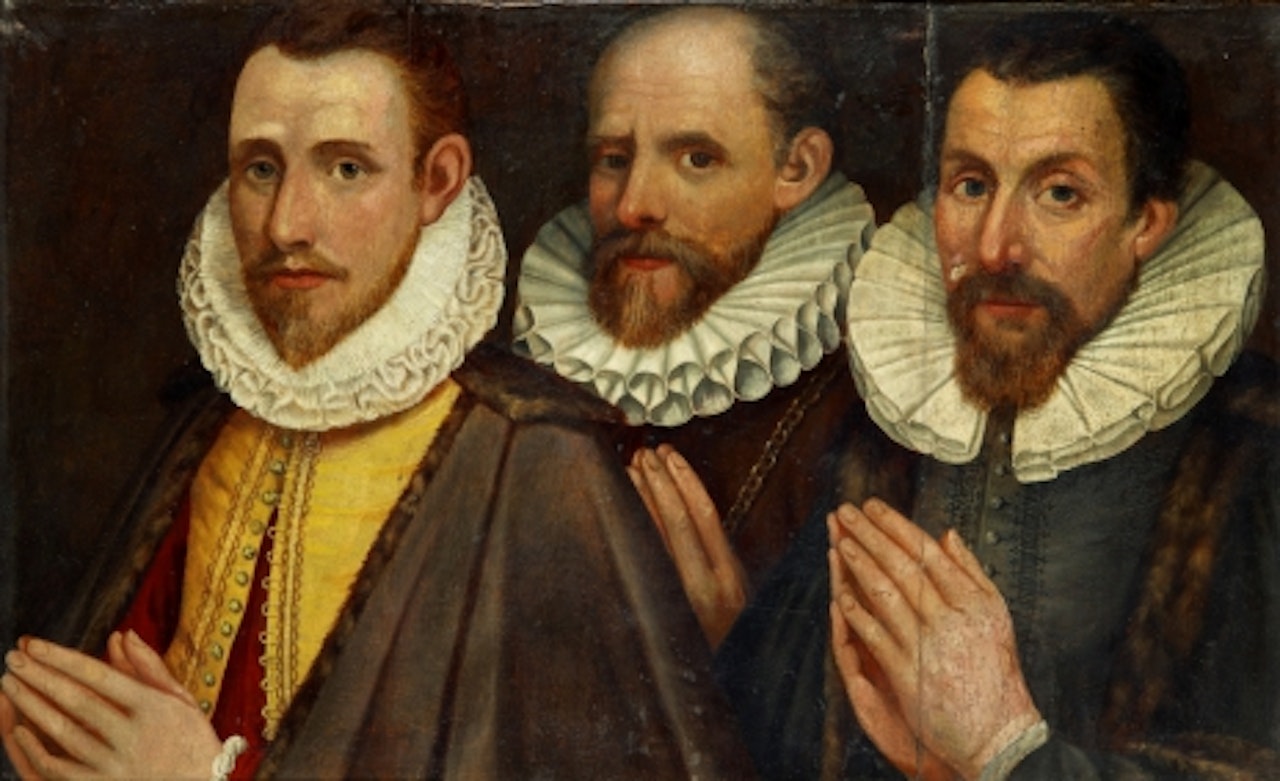 Three noblemen by Frans Pourbus I