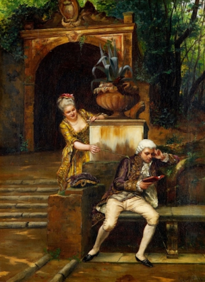 Courtship by Rudolf Ernst