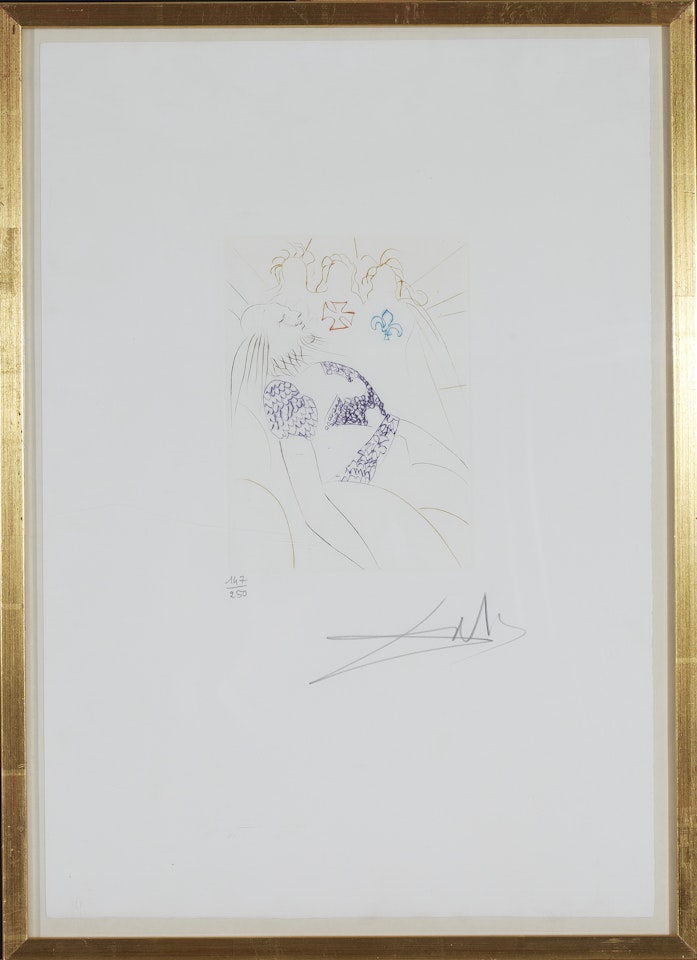 "Henry VI" from "Much Ado About Shakespear" by Salvador Dali