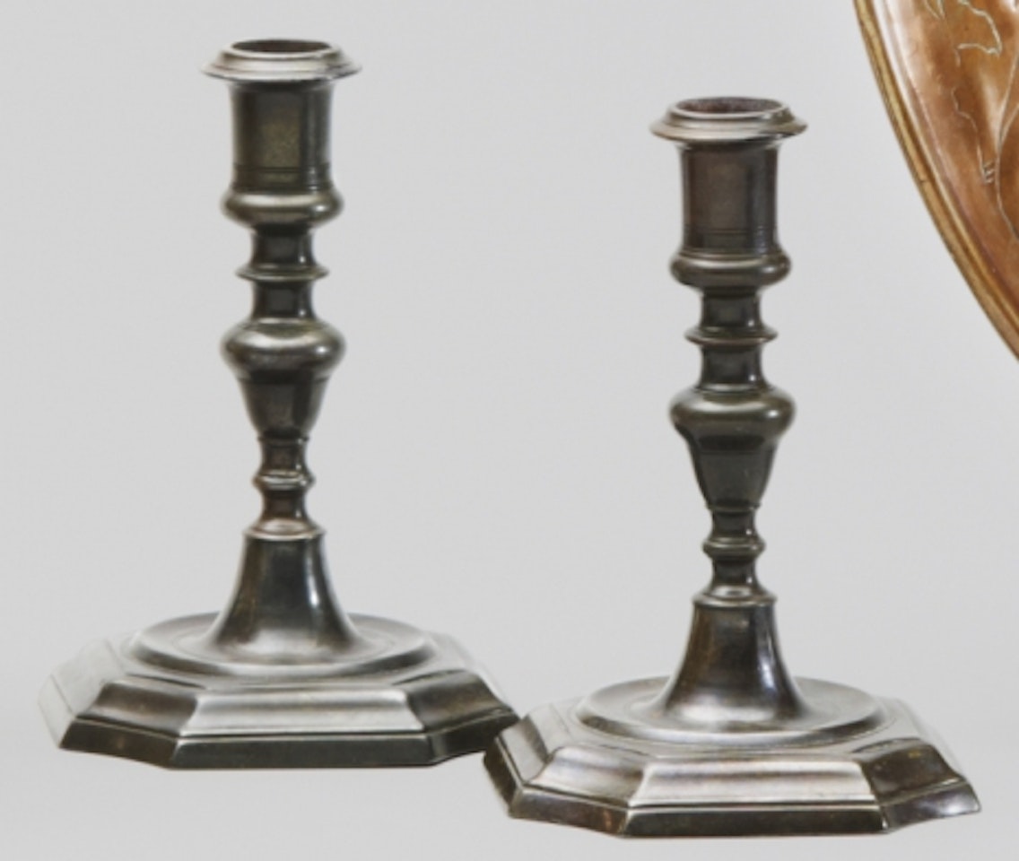 Candlesticks, a pair by Unknown (Baroque style)