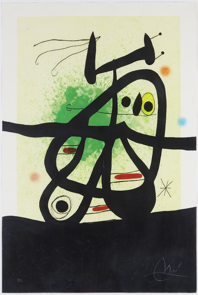 ”L"oiseau Mongol” by Joan Miró