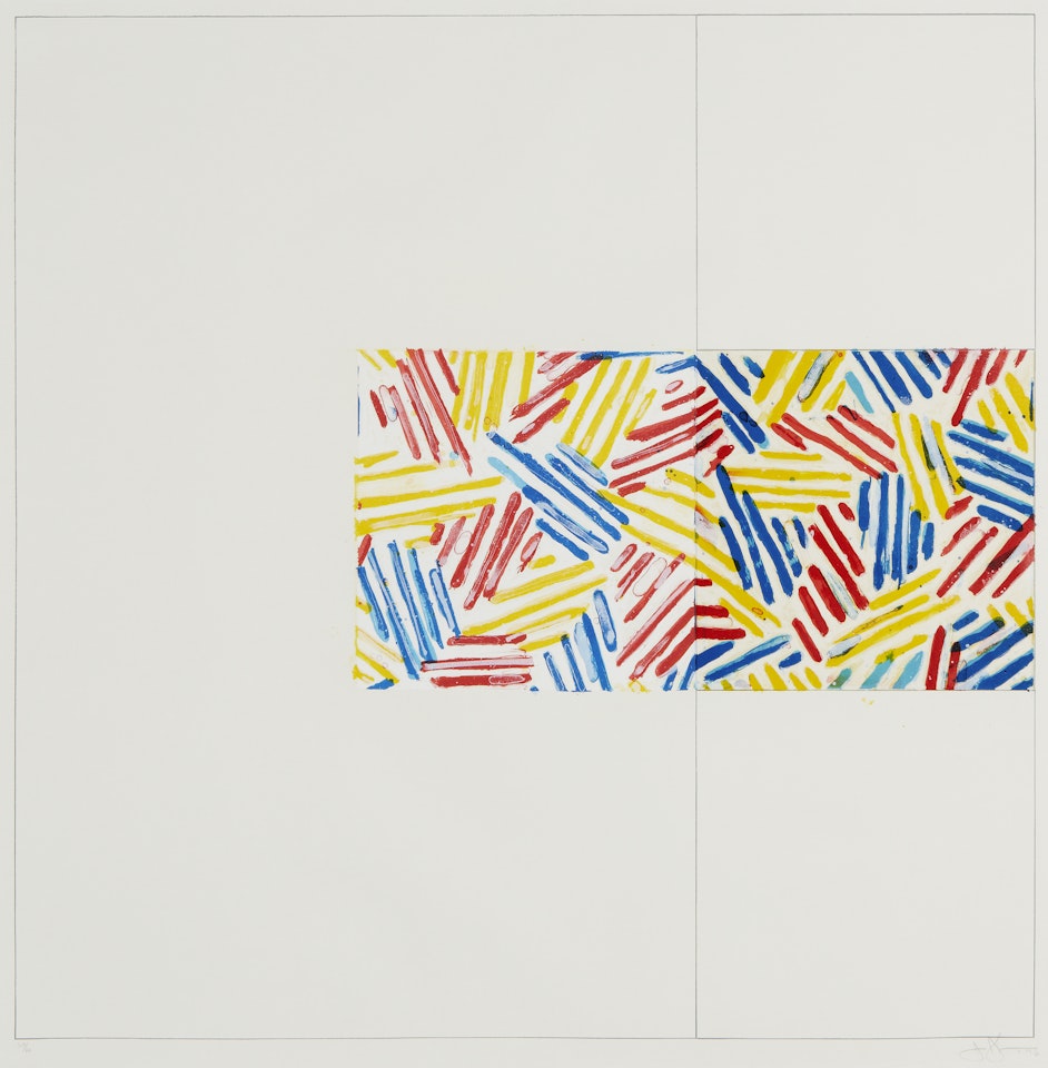 ”After untitled 1975”, plate 3 by Jasper Johns