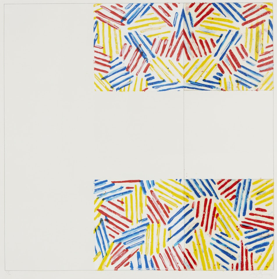 ”After untitled 1975”, plate 2 by Jasper Johns