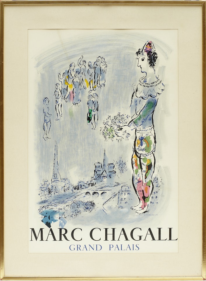 "Le magicien de Paris" by Marc Chagall