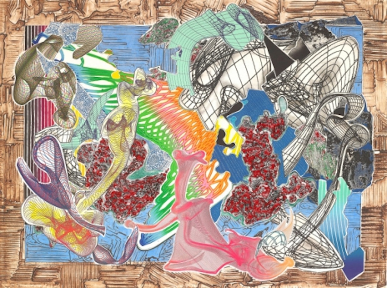 ”Fanattia” from the series Imaginary places by Frank Stella